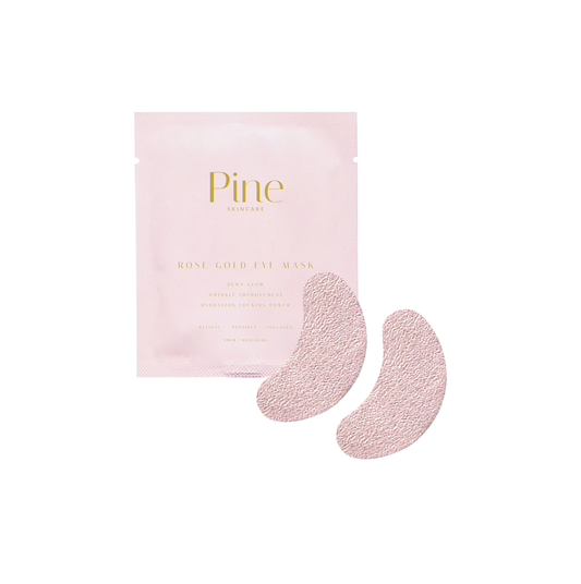 Pine Eye Mask - Rose Gold foil 100 pairs - Free Shipping